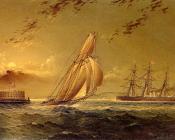 詹姆斯 E 巴特斯沃思 : English Steamer off Staten Island